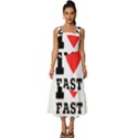 I love fast food Square Neckline Tiered Midi Dress View1