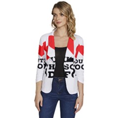 I Love South Food Women s One-button 3/4 Sleeve Short Jacket