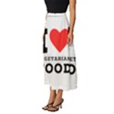 I love vegetarian food Classic Midi Chiffon Skirt View2