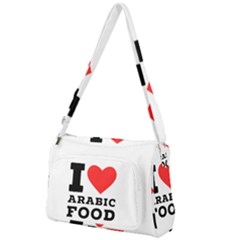 I Love Arabic Food Front Pocket Crossbody Bag by ilovewhateva