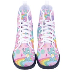 Bears Kawaii Pattern Kid s High-top Canvas Sneakers by Cowasu