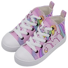 Unicorn Stitch Kids  Mid-top Canvas Sneakers by Bangk1t