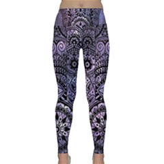 Hamsa Hand Lightweight Velour Classic Yoga Leggings by Bangk1t