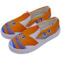 Beach Sea Shell Swimming Kids  Canvas Slip Ons View2