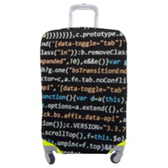 Close Up Code Coding Computer Luggage Cover (medium) by Amaryn4rt