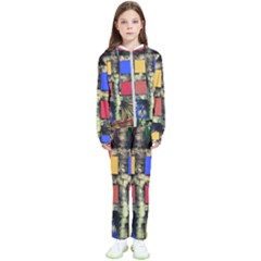 Acrylic Abstract Art Design  Kids  Tracksuit by Rbudhiya