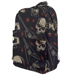 Grunge Seamless Pattern With Skulls Classic Backpack by Amaryn4rt