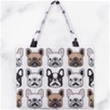 Dog-french-bulldog-seamless-pattern-face-head Mini Tote Bag View1