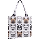 Dog-french-bulldog-seamless-pattern-face-head Mini Tote Bag View2