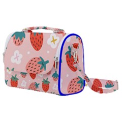 Strawberry-seamless-pattern Satchel Shoulder Bag by uniart180623