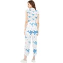 Seamless-pattern-with-cute-sharks-hearts Women s Frill Top Chiffon Jumpsuit View2