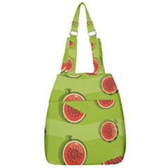 Seamless-background-with-watermelon-slices Center Zip Backpack by uniart180623