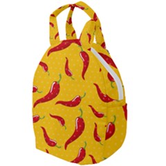 Chili-vegetable-pattern-background Travel Backpack by uniart180623