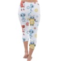 Cute-cartoon-robots-seamless-pattern Capri Winter Leggings  View4