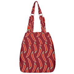 Chili-pattern-red Center Zip Backpack by uniart180623