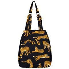 Seamless-exotic-pattern-with-tigers Center Zip Backpack by uniart180623