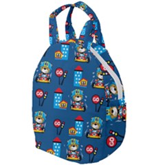 Racing-car-printing-set-cartoon-vector-pattern Travel Backpack by uniart180623