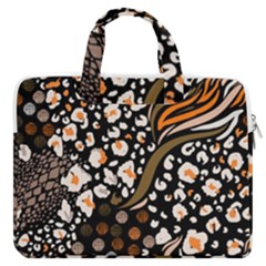 Trendy-mix-animal-skin-prints Macbook Pro 16  Double Pocket Laptop Bag  by uniart180623