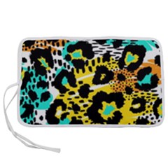 Seamless-leopard-wild-pattern-animal-print Pen Storage Case (m) by uniart180623