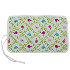 Birds-pattern-background Pen Storage Case (l) by uniart180623