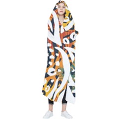 Abstract-geometric-seamless-pattern-with-animal-print Wearable Blanket by uniart180623