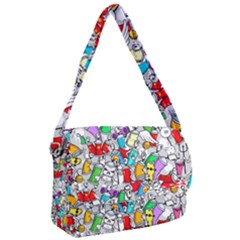 Graffiti-characters-seamless-pattern Courier Bag by uniart180623