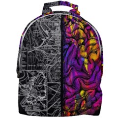 Ambiguity Tobe Brain Duality Mind Minimal Thinking Mini Full Print Backpack by uniart180623