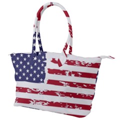 Flag Usa Unite Stated America Canvas Shoulder Bag by uniart180623