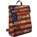 Usa Flag United States Flap Top Backpack View2