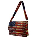 Usa Flag United States Full Print Messenger Bag (L) View1