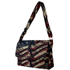 Flag Usa American Flag Full Print Messenger Bag (l) by uniart180623