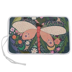 Bug Nature Flower Dragonfly Pen Storage Case (s)