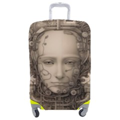 Cyborg Robot Future Drawing Poster Luggage Cover (medium) by Ravend