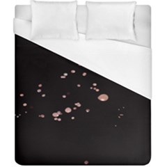 Abstract Rose Gold Glitter Background Duvet Cover (california King Size)