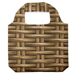 Brown Digital Straw - Country Side Premium Foldable Grocery Recycle Bag by ConteMonfrey