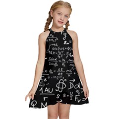 E=mc2 Text Science Albert Einstein Formula Mathematics Physics Kids  Halter Collar Waist Tie Chiffon Dress