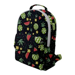 Watermelon Berries Patterns Pattern Flap Pocket Backpack (large) by uniart180623