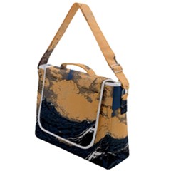 Waves Aesthetic Ocean Retro Sea Vintage Box Up Messenger Bag by uniart180623