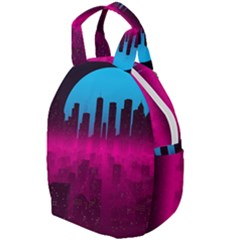 Futuristic Cityscape Travel Backpack by uniart180623