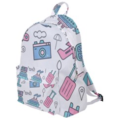 Transportation Seamless Pattern The Plain Backpack by Simbadda