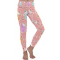 Cute-kawaii-kittens-seamless-pattern Kids  Lightweight Velour Classic Yoga Leggings View1