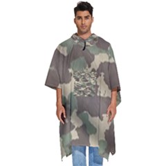 Camouflage Design Men s Hooded Rain Ponchos by Excel