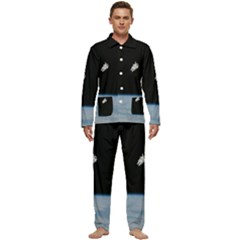 Amazing Stunning Astronaut Amazed Men s Long Sleeve Velvet Pocket Pajamas Set by Proyonanggan