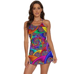 Color Spiral 2-in-1 Flare Activity Dress by Proyonanggan