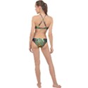 Monkey Tiger Bird Parrot Forest Jungle Style High Neck Bikini Set View2