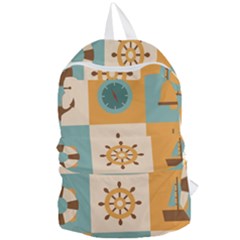 Nautical Elements Collection Foldable Lightweight Backpack by Bangk1t