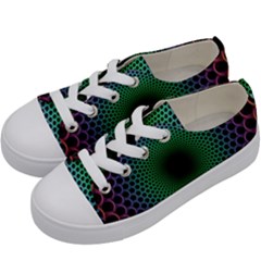 Abstract Patterns Kids  Low Top Canvas Sneakers by Bangk1t