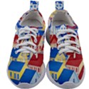 City Houses Cute Drawing Landscape Village Kids Athletic Shoes View1