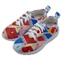 City Houses Cute Drawing Landscape Village Kids Athletic Shoes View2