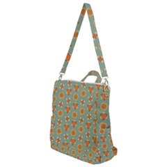 Floral Pattern Crossbody Backpack by Amaryn4rt